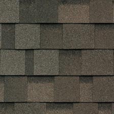 Impact-resistant shingle close-up